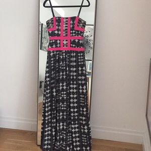 *new* BCBG colorful long dress perfect